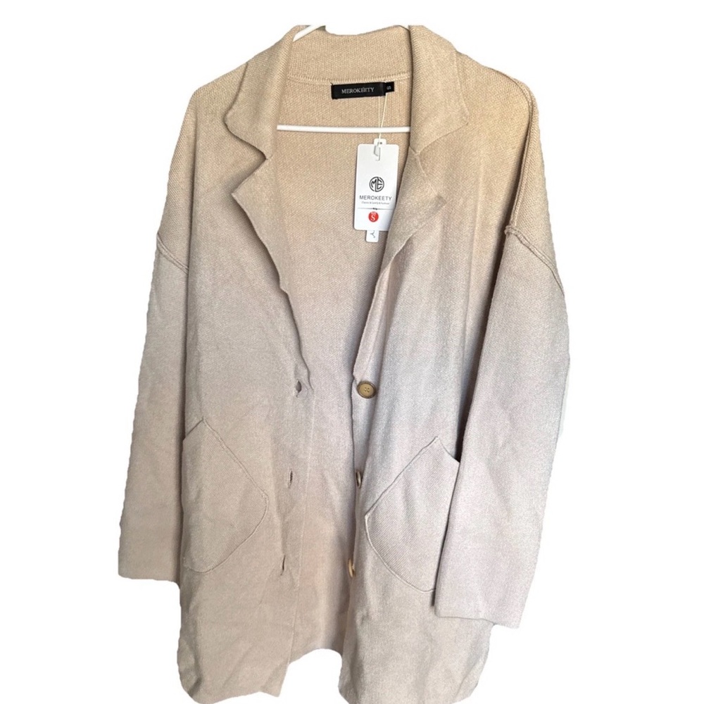 Merokeety women's cardigan size S NWT